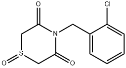 4-(2-CHLOROBENZYL)-1LAMBDA4,4-THIAZINANE-1,3,5-TRIONE Struktur