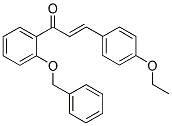 1-[2-(BENZYLOXY)PHENYL]-3-(4-ETHOXYPHENYL)PROP-2-EN-1-ONE Struktur