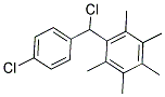 1-[CHLORO(4-CHLOROPHENYL)METHYL]-2,3,4,5,6-PENTAMETHYLBENZENE Struktur