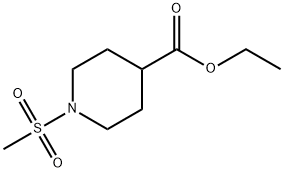 ETHYL 1-(METHYLSULFONYL)-4-PIPERIDINECARBOXYLATE Struktur