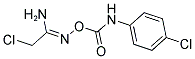 2-CHLORO-N'-([(4-CHLOROANILINO)CARBONYL]OXY)ETHANIMIDAMIDE Struktur