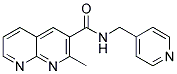 2-METHYL-N-(4-PYRIDINYLMETHYL)-1,8-NAPHTHYRIDINE-3-CARBOXAMIDE Struktur