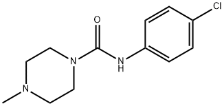 N-(4-CHLOROPHENYL)(4-METHYLPIPERAZINYL)FORMAMIDE Struktur