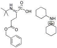 L-GLUTAMIC ACID-N-T-BOC, GAMMA-BENZYL ESTER (1,2-13C2) DCHA SALT Struktur