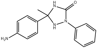 5-(4-AMINOPHENYL)-5-METHYL-2-PHENYL-1,2,4-TRIAZOLAN-3-ONE Struktur