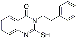 2-MERCAPTO-3-PHENETHYL-3H-QUINAZOLIN-4-ONE Struktur