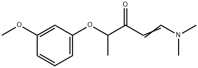 1-(DIMETHYLAMINO)-4-(3-METHOXYPHENOXY)-1-PENTEN-3-ONE Struktur