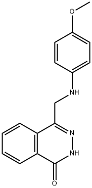 4-[(4-METHOXYANILINO)METHYL]-1(2H)-PHTHALAZINONE Struktur