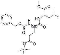 Z-GLU(OTBU)-LEU-OME Struktur