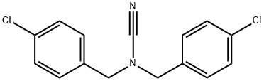 N,N-BIS(4-CHLOROBENZYL)CYANAMIDE Struktur