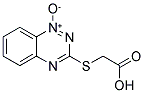 3-[(CARBOXYMETHYL)THIO]-1,2,4-BENZOTRIAZIN-1-IUM-1-OLATE Struktur