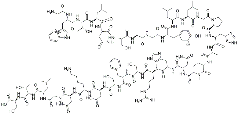 ([125I]-TYR)-GALANIN (HUMAN) Struktur