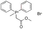 (2-METHOXY-2-OXOETHYL)(METHYL)DIPHENYLPHOSPHONIUM BROMIDE Struktur