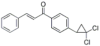 1-[4-(2,2-DICHLOROCYCLOPROPYL)PHENYL]-3-PHENYLPROP-2-EN-1-ONE Struktur