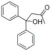 1,1-DIPHENYL-1-HYDROXY-3-BUTANONE Struktur