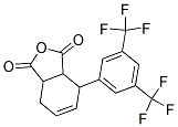 4-[3,5-DI(TRIFLUOROMETHYL)PHENYL]-1,3,3A,4,7,7A-HEXAHYDROISOBENZOFURAN-1,3-DIONE Struktur