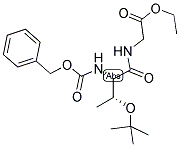 Z-THR(TBU)-GLY-OET Struktur