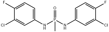 N,N'-DI(3-CHLORO-4-FLUOROPHENYL)METHYLPHOSPHONIC DIAMIDE Struktur