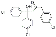 2-[(4-CHLOROBENZYL)SULFINYL]-1,1-BIS(4-CHLOROPHENYL)-1-ETHANOL Struktur