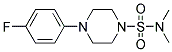 4-(4-FLUOROPHENYL)-N,N-DIMETHYLTETRAHYDRO-1(2H)-PYRAZINESULFONAMIDE Struktur