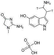 HYDROXYTRYPTAMINE CREATININE SULFATE, 5-, [1,2-3H] Struktur