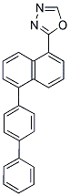 2-(1-NAPHTHYL-5-(4-BIPHENYLYL))-1,3,4-OXADIAZOLE Struktur