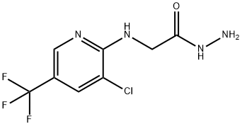 2-([3-CHLORO-5-(TRIFLUOROMETHYL)-2-PYRIDINYL]AMINO)ACETOHYDRAZIDE Struktur