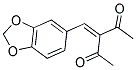 3-(1,3-BENZODIOXOL-5-YLMETHYLENE)-2,4-PENTANEDIONE Struktur