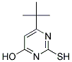 6-TERT-BUTYL-2-MERCAPTO-PYRIMIDIN-4-OL Struktur