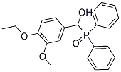 (DIPHENYLPHOSPHORYL)(4-ETHOXY-3-METHOXYPHENYL)METHANOL Struktur