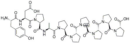 H-TYR-ASP-PRO-ALA-(PRO)-6-OH (AEDES AEGYPTI) Struktur