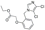 ETHYL 2-(2-[(4,5-DICHLORO-1H-IMIDAZOL-1-YL)METHYL]PHENOXY)ACETATE Struktur