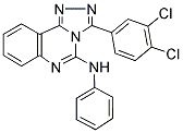 3-(3,4-DICHLOROPHENYL)-N-PHENYL-[1,2,4]TRIAZOLO[4,3-C]QUINAZOLIN-5-AMINE Struktur