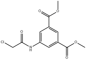 DIMETHYL 5-(2-CHLORO-ACETYLAMINO)-ISOPHTHALATE Struktur