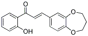 3-(3,4-DIHYDRO-2H-1,5-BENZODIOXEPIN-7-YL)-1-(2-HYDROXYPHENYL)PROP-2-EN-1-ONE Struktur