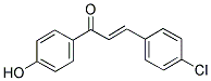 3-(4-CHLOROPHENYL)-1-(4-HYDROXYPHENYL)PROP-2-EN-1-ONE Struktur