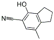 5-CYANO-4-HYDROXY-7-METHYLINDANE Struktur