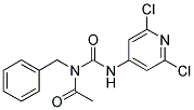 N-ACETYL-N-BENZYL-N'-(2,6-DICHLORO-4-PYRIDYL)UREA Struktur