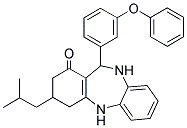 2,10-DIAZA-5-(2-METHYLPROPYL)-9-(3-PHENOXYPHENYL)TRICYCLO[9.4.0.0(3,8)]PENTADECA-1(15),3(8),11(12),13-TETRAEN-7-ONE Struktur