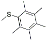 1,2,3,4,5-PENTAMETHYL-6-(METHYLTHIO)BENZENE Struktur