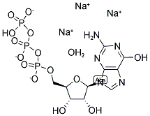 GTP MONOHYDRATE Struktur