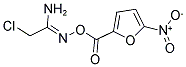 O1-[(5-NITRO-2-FURYL)CARBONYL]-2-CHLOROETHANEHYDROXIMAMIDE Struktur