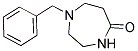 1-BENZYL-1,4-DIAZEPAN-5-ONE Struktur