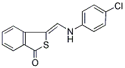 3-[(4-CHLOROANILINO)METHYLENE]-2-BENZOTHIOPHEN-1(3H)-ONE Struktur