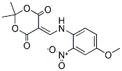 5-(((4-METHOXY-2-NITROPHENYL)AMINO)METHYLENE)-2,2-DIMETHYL-1,3-DIOXANE-4,6-DIONE Struktur