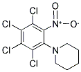 1-(2,3,4,5-TETRACHLORO-6-NITROPHENYL)PIPERIDINE Struktur