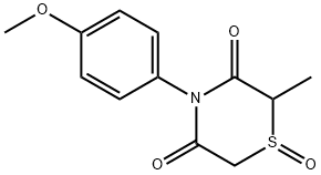 4-(4-METHOXYPHENYL)-2-METHYL-1LAMBDA4,4-THIAZINANE-1,3,5-TRIONE Struktur