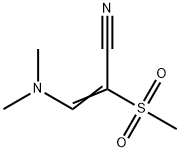 3-(DIMETHYLAMINO)-2-(METHYLSULFONYL)ACRYLONITRILE Struktur