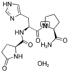 PYR-HIS-PRO-NH2 H2O Struktur