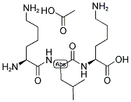 H-LYS-LEU-LYS-OH ACETATE SALT Struktur